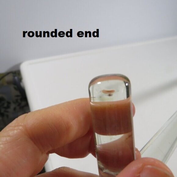 Glass Towel Rod 25" Vintage (wall connection not included) Authentic Vintage - Picture 3 of 4